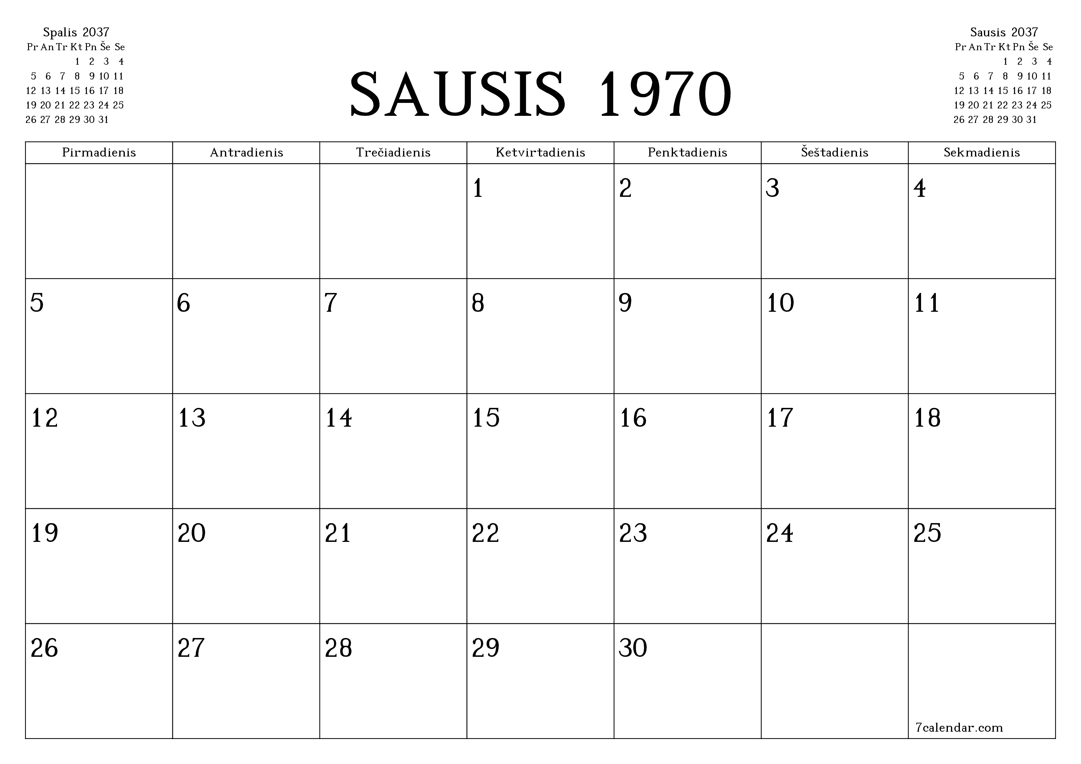 Ištuštinti mėnesio Lapkritis 2037 mėnesio planavimo priemonę su užrašais, išsaugoti ir atsispausdinti PDF formate PNG Lithuanian