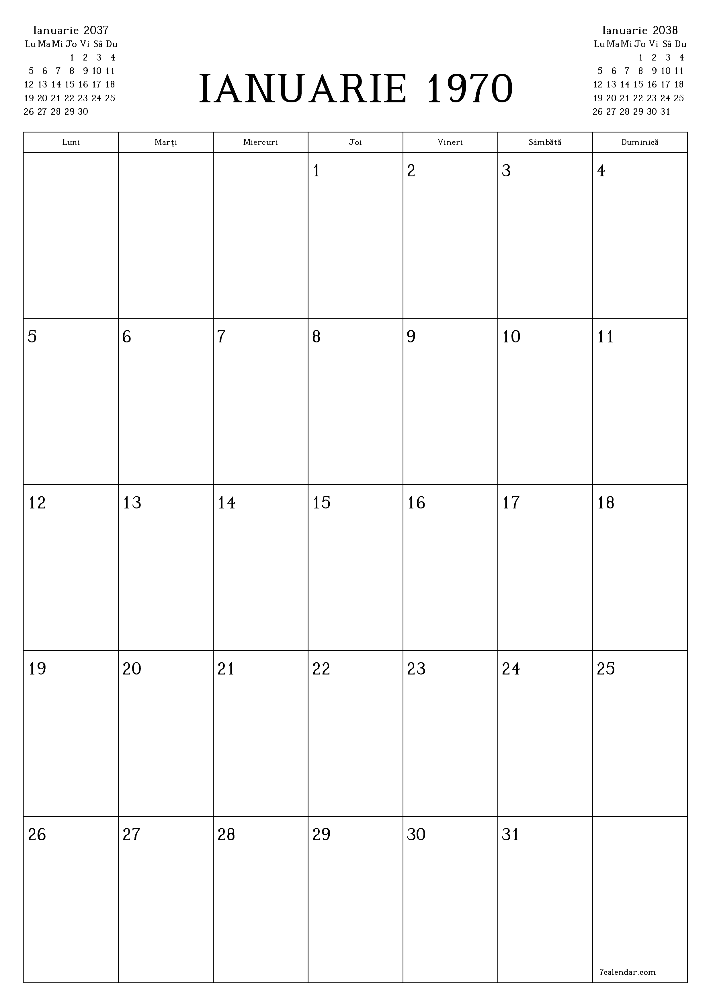  imprimabil de perete șablon de gratuitvertical Lunar planificator calendar Decembrie (Dec) 2037