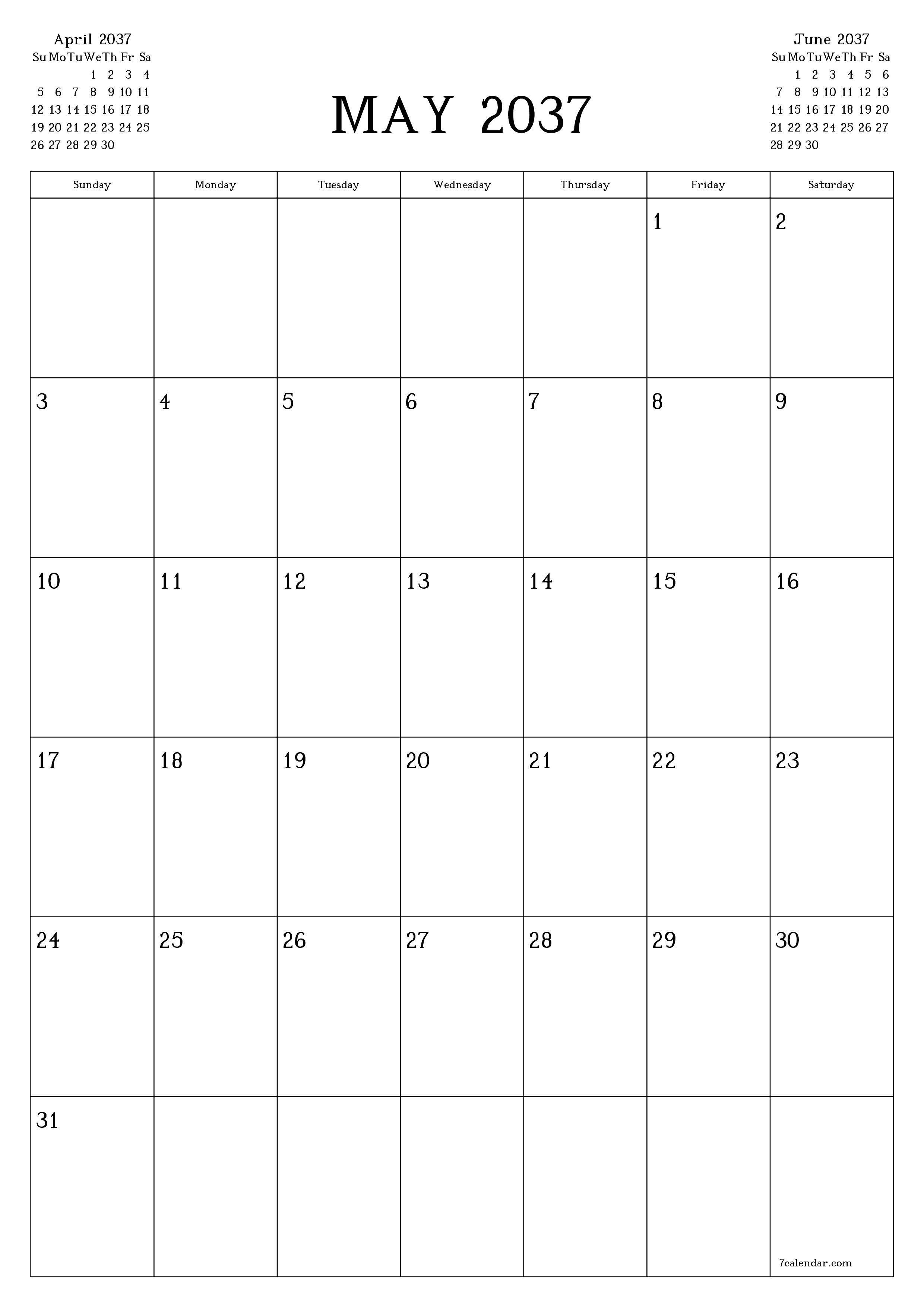 7calendar com