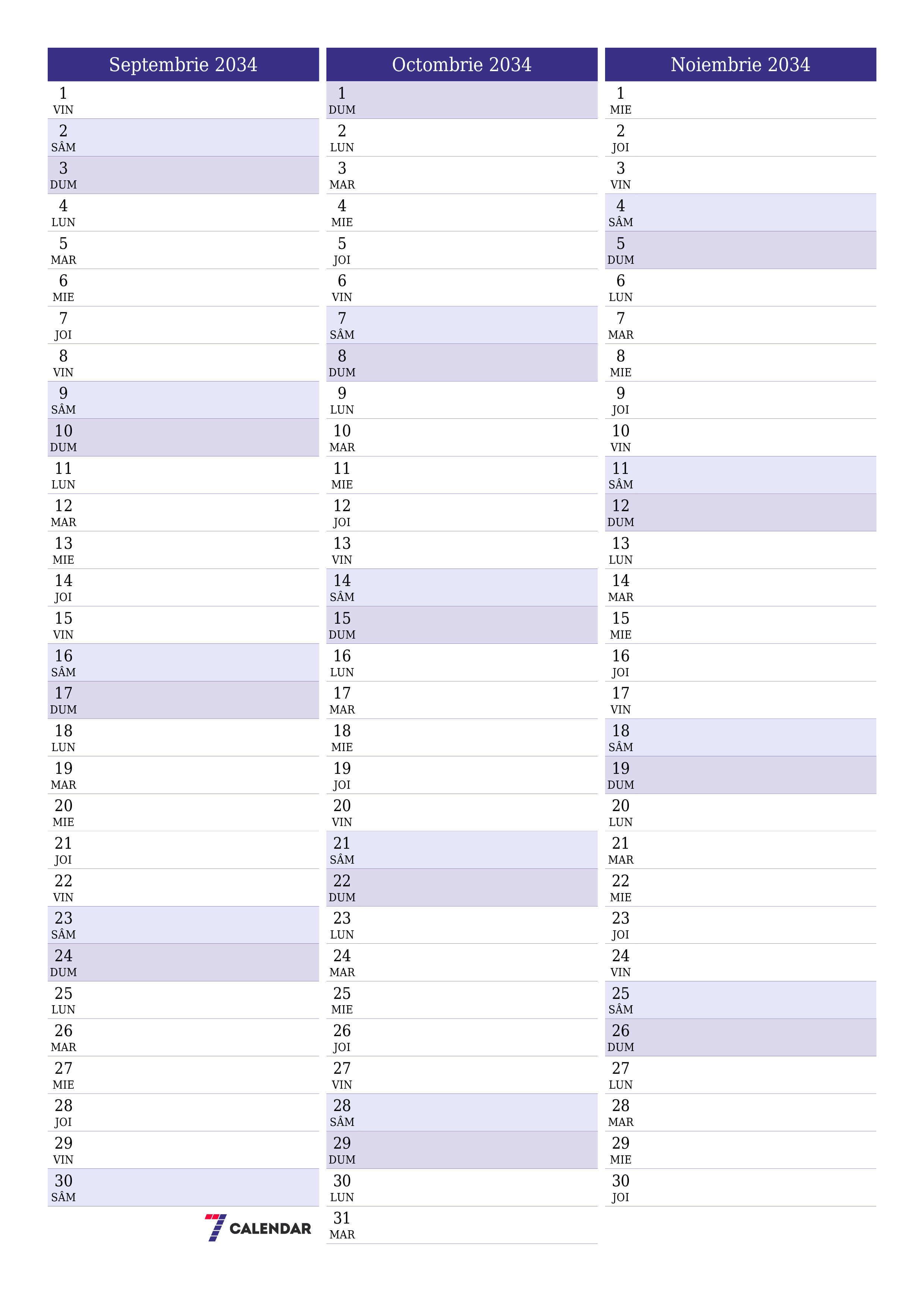  imprimabil de perete șablon de gratuitvertical Lunar planificator calendar Septembrie (Sep) 2034