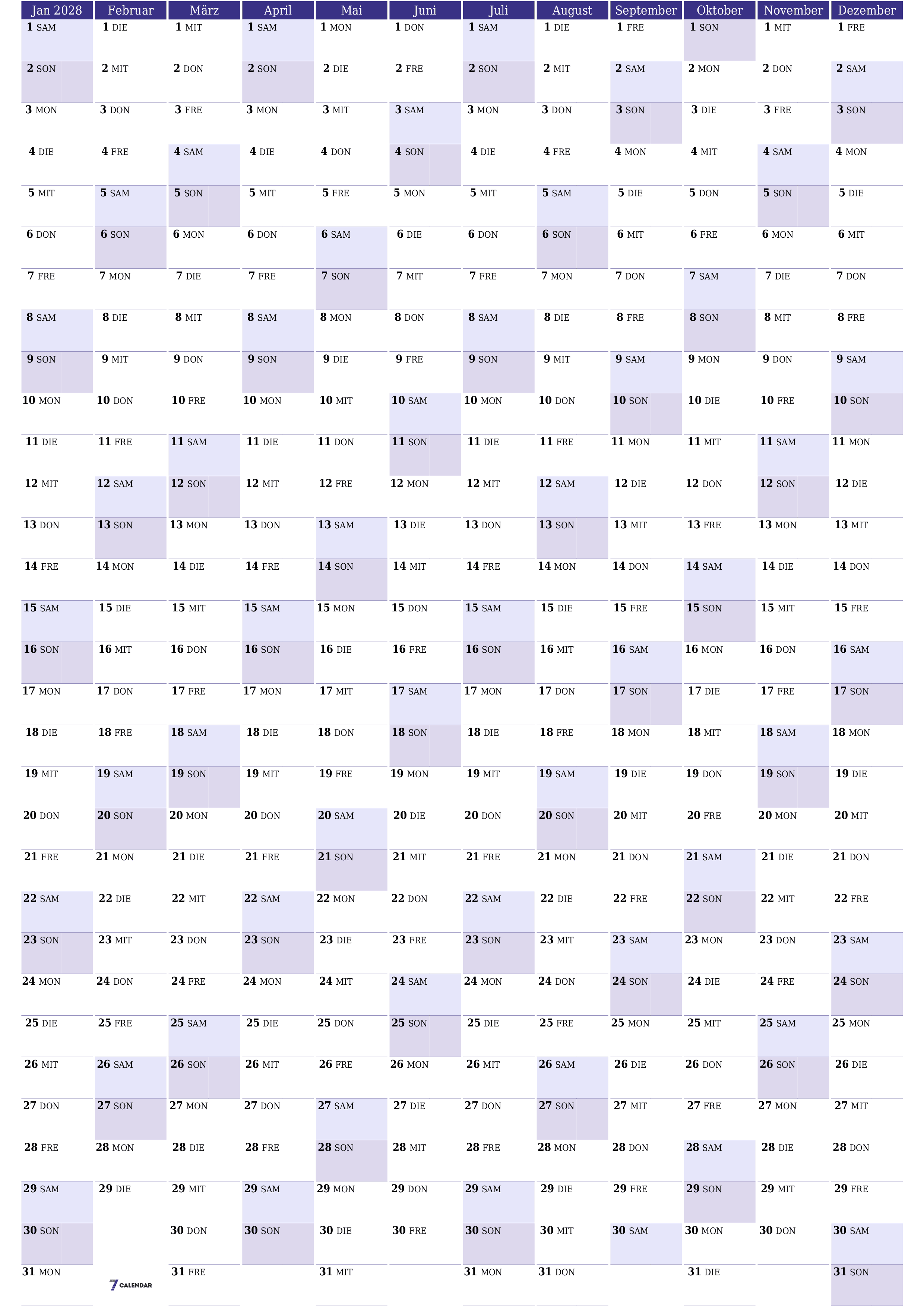  zum Ausdrucken Wandkalender vorlage kostenloser vertikal Jahreskalender Planer Kalender Mai (Mai) 2028